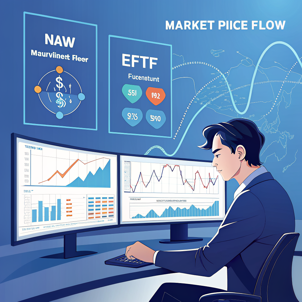 ETF 괴리율 NAV 시장가격 비교 분석 차트 인포그래픽