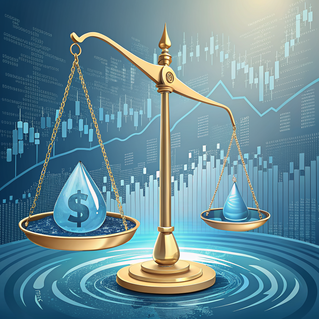 ETF 포트폴리오 자산 배분 균형 개념 이미지